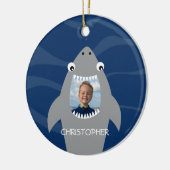 Sonnenhai mit Foto Keramik Ornament (Links)