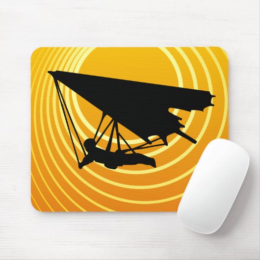 Sonnenhang-Gleitschirm Mousepad (Mit Mouse)