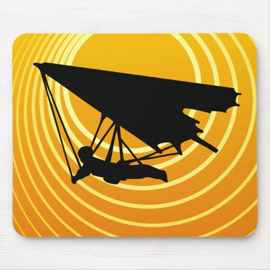 Sonnenhang-Gleitschirm Mousepad (Vorne)