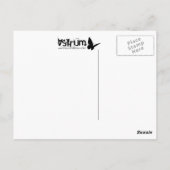 Sonnenhang-Gleitschirm Postkarte (Rückseite)