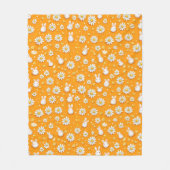 Sonnenhasen & Gänseblümchen Fleecedecke (Vorderseite)