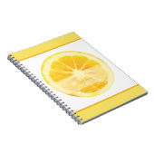 SONNENHELL GELBE PERSONALISIERT LEMONFRÜCHTE NOTIZBLOCK (Rechte Seite)