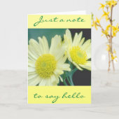 Sonnenhimmel Karte (Gelbe Blume)