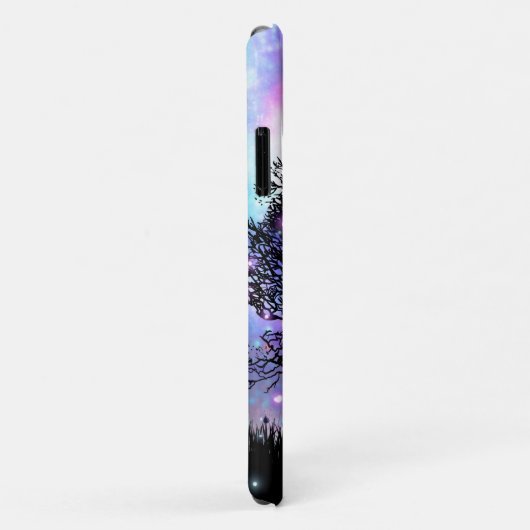 Sonnenhimmel mit schwarzer Silhouette Case-Mate iPhone Hülle (Hinten/Rechts)