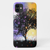 Sonnenhimmel mit schwarzer Silhouette Case-Mate iPhone Hülle (Rückseite)