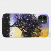 Sonnenhimmel mit schwarzer Silhouette Case-Mate iPhone Hülle (Rückseite (Horizontal))