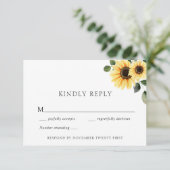 Sonnenhimmelkarte für Herbst Einladung (Stehend Vorderseite)