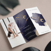 Sonnenhitzer Sonnenmond Dunkle Tinte Yoga Tri-Falt