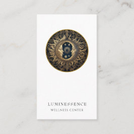 Sonnenhitzer Sonnenmond Gold Black Visitenkarte