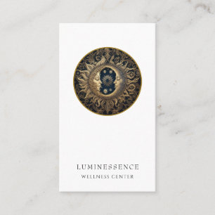 Sonnenhitzer Sonnenmond Gold Black Visitenkarte