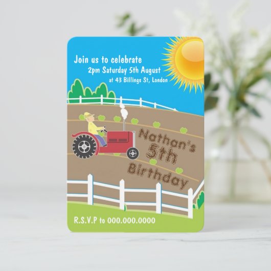 Sonnenhof Einladung (Stehend Vorderseite)