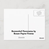 Sonnenhof Panorama Postkarte (Rückseite)