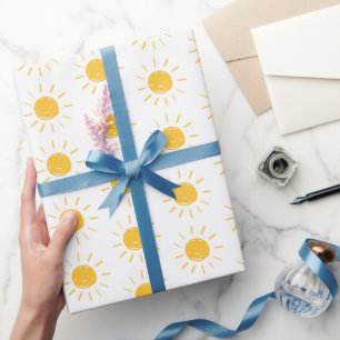 Sonnenhungrige Kinderschlafzimmer niedlich Geschenkpapier