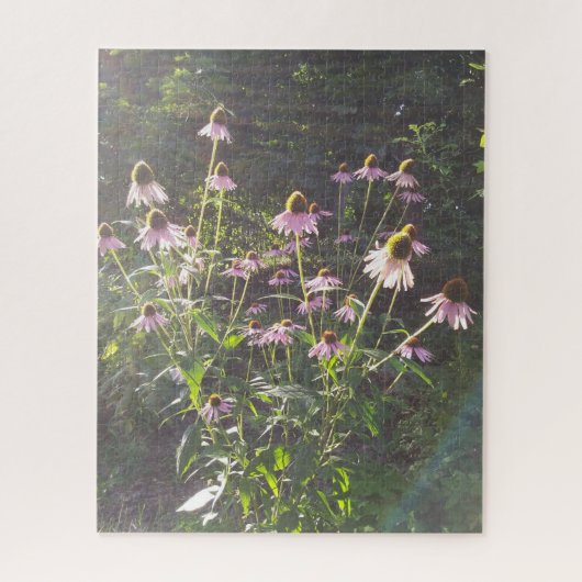 Sonnenhutblumen in der Sonne Puzzle (Vertikal)