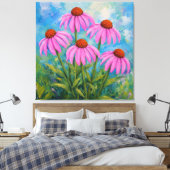 Sonnenhüte Leinwanddruck (Insitu (Schlafzimmer))