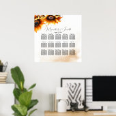 Sonnenhütte, rustikale Hochzeitsdekor Poster (Heimbüro)