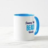 Sonneninseln Strand Florida Kaffeetasse (VorderseiteRechts)