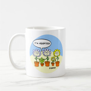 Sonnenkaktus und Blume Niedlicher Cartoon Südwest Kaffeetasse
