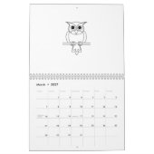 Sonnenkalender: Vogelart Kalender (Mär 2027)