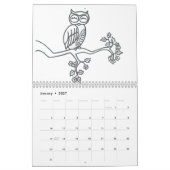 Sonnenkalender: Vogelart Kalender (Jan 2027)