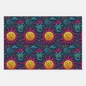 Sonnenkarneval Geschenkpapier Set (Vorderseite 2)
