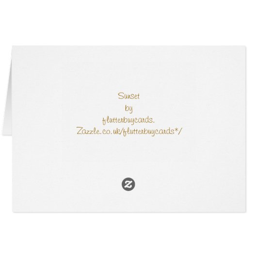 SONNENKARTE (Rückseite Horizontal)