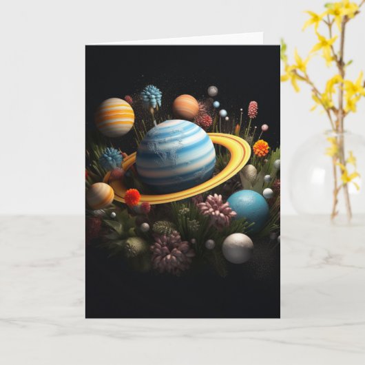 Sonnenkarte Karte (Gelbe Blume)