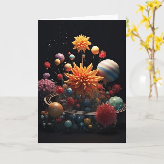 Sonnenkarte Karte (Gelbe Blume)