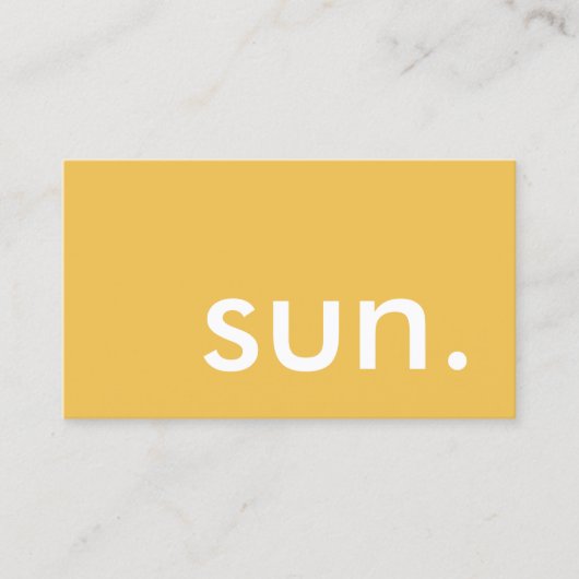 Sonnenkarte Treuekarte (Vorderseite)