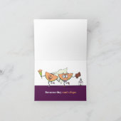 Sonnenkarte Verlobung Dankeskarte (Innenseite)