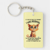 Sonnenkatze normal schlüsselanhänger (Vorderseite)