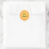 Sonnenkleber Runder Aufkleber (Tasche)