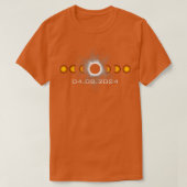 Sonnenkollektor 8. April 2024 T-Shirt (Design vorne)
