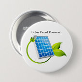 Sonnenkollektor angetriebener Knopf Button (Vorne & Hinten)