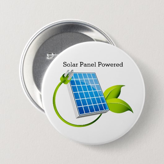Sonnenkollektor angetriebener Knopf Button (Vorne & Hinten)