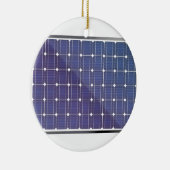 Sonnenkollektor auf Weiß Keramikornament (Rechts)