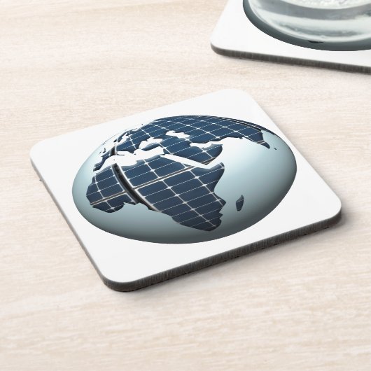 Sonnenkollektor Getränkeuntersetzer (Linke Seite)