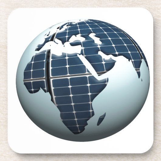 Sonnenkollektor Getränkeuntersetzer (Vorderseite)