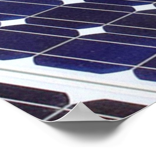 Sonnenkollektor Poster (Ecke)