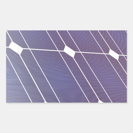 Sonnenkollektor Rechteckiger Aufkleber (Vorderseite)