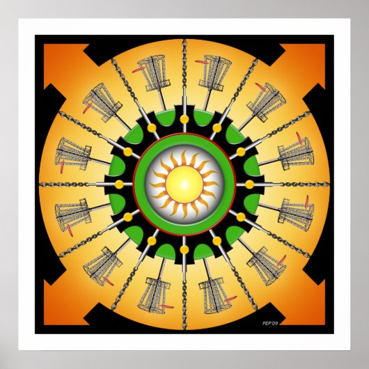 Sonnenkörbe Poster (Vorne)