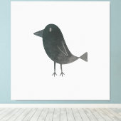 Sonnenkrähe Leinwanddruck (Insitu (Holzboden))