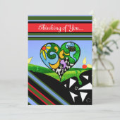 SONNENKREATIVEN! Schürze Einladung (Stehend Vorderseite)