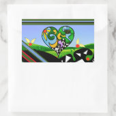 SONNENKREATIVEN! Schürze Rechteckiger Aufkleber (Tasche)