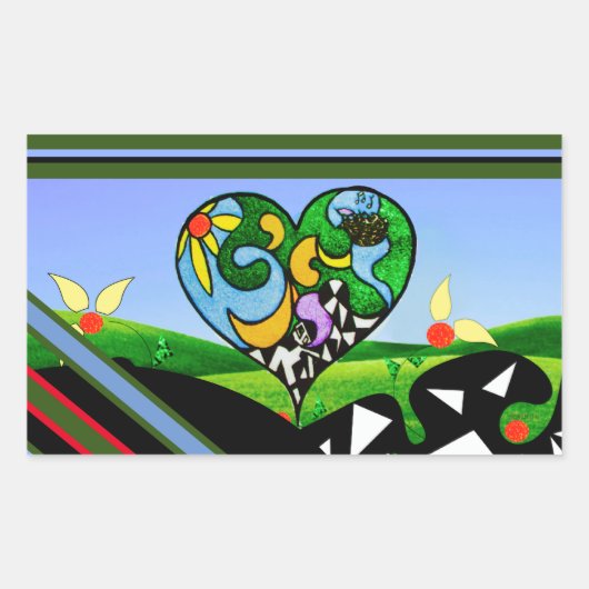 SONNENKREATIVEN! Schürze Rechteckiger Aufkleber (Vorderseite)