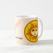 Sonnenkreis lächeln kaffeetasse (VorderseiteRechts)