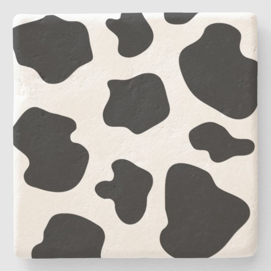 Sonnenkuh-Spots Tierdrucksteine Untersetzer Gesche (Vorderseite)