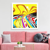 Sonnenkunst im Sommer Leinwanddruck (Insitu (Wohnzimmer))
