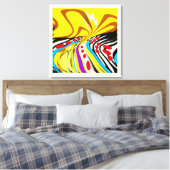 Sonnenkunst im Sommer Leinwanddruck (Insitu (Schlafzimmer))
