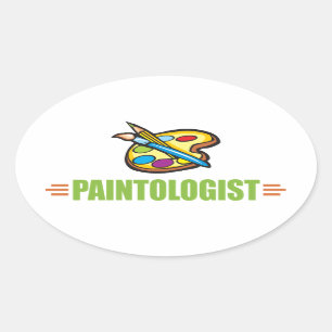 Sonnenkünstler Ovaler Aufkleber